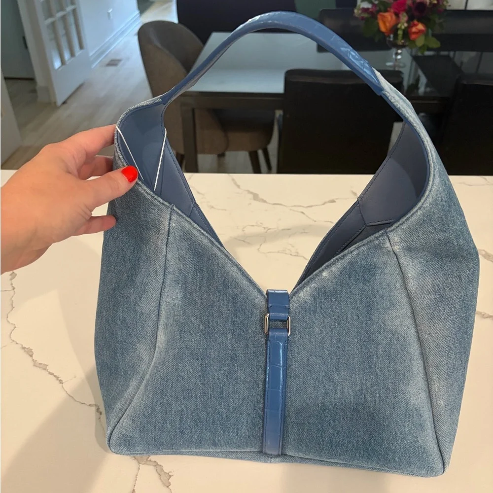 NWT Givenchy Denim Hobo Bag